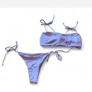 SHEIN Light Purple Bikini Set